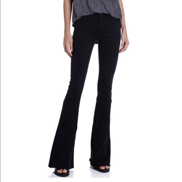 Black Flare Pants - Picture 2 of 4